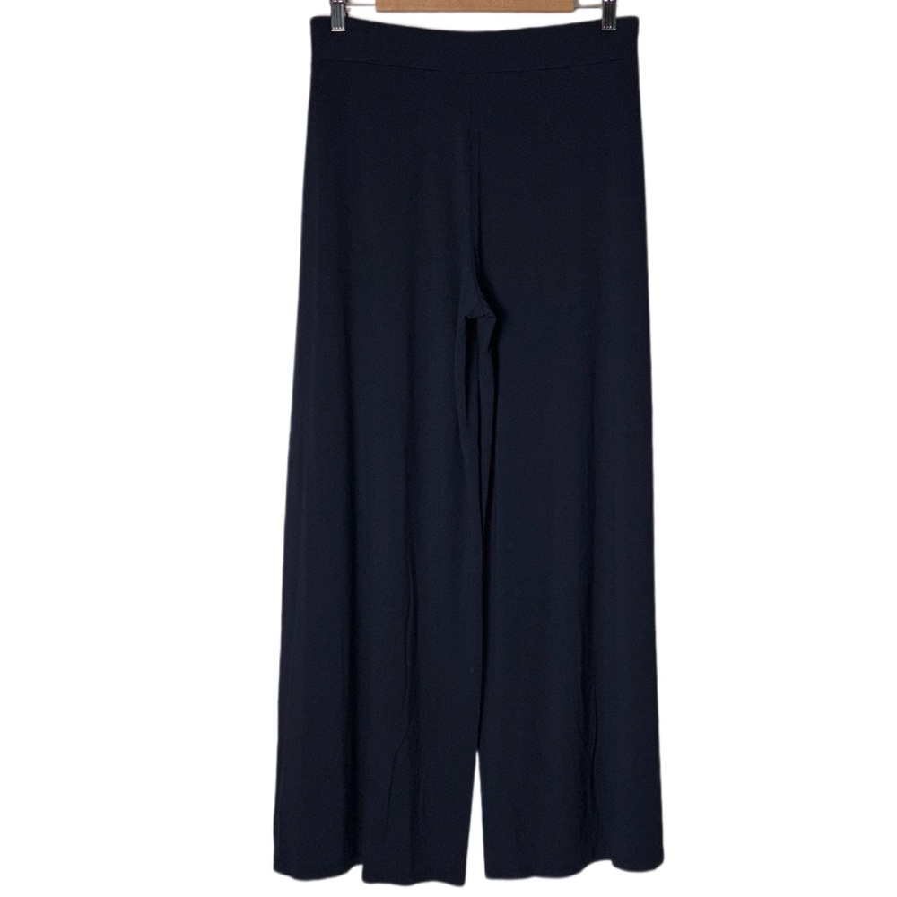 Eileen Fisher Navy Wide Leg Pants 95% viscose 5% Elastane. - Picture 15 of 16